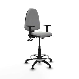 Piqueras y Crespo B1D01RT - Bureaustoel - Hoogteverstelbaar met armleuning - Lichtgrijs