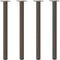 vidaXL - Salontafelpoten - 4 - st - 72-74 - cm - staal - naturel