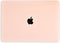 Lunso Geschikt voor MacBook Air 13 inch M1 (2020) cover hoes - case - Candy Pink