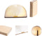 LEDR® Book Lamp Maple Brown S - 12,5 x 9 cm - Oplaadbaar - Inclusief USB kabel - Waterdicht 100% Rycyclebaar Papier - Boek Lamp
