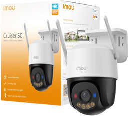 Imou Cruiser SC 3K - IP-beveiligingscamera - 2880x1620 resolutie - Nachtzicht 30m - Zwart