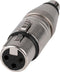 Neutrik NA2FPMF - XLR (v) - RCA (v) adapter - tan