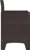 vidaXL - tuinstoelen - met - kussens - 2 - stuks - Bruin - Poly - Rattan