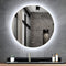Atlantic Jeron - Badkamerspiegel - 80 cm - LED-verlichting - Chroom