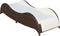 vidaXL - Ligbed - met - kussen - poly - rattan - bruin