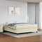 vidaXL - Bedframe - kunstleer - crèmekleurig - 160x200 - cm
