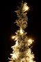 vidaXL - Kunstkerstboom - pop-up - met - sneeuw - 200 - LED's - 210 - cm