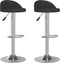 vidaXL - Barstoelen - 2 - st - kunstleer - zwart