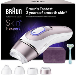 Braun IPL Smart Skin i·expert PL7431 - IPL ontharingsapparaat - Slimme technologie - Wit
