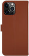 Valenta iPhone 13 Pro - Flip Cover - Echt Leer met Pasjeshouder - Bruin
