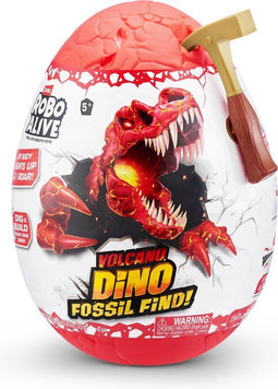 ZURU Robo Alive - Volcano Dino Fossil Find - Graaf dino fossielen - Willekeurige dino