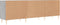 vidaXL - Tv-meubel - 150x30x50 - cm - bewerkt - hout - grijs - sonoma - eikenkleurig