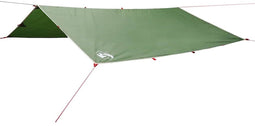 vidaXL - Kampeerluifel - waterdicht - 360x294 - cm - groen