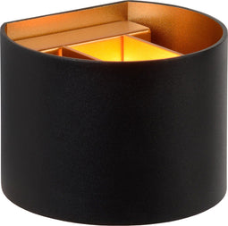 Lucide XIO - Wandlamp - LED Dimbaar G9 1x3,5W 2700K - Verstelbare stralingshoek - Zwart