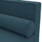 vidaXL - Chaise - longue - met - kussens - en - bolster - fluweel - blauw