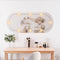 vidaXL - Wandspiegel - met - LED's - ovaal - 45x100 - cm - glas