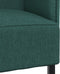 vidaXL - Hoge - Rug - Bank - Donkergroen - 109x56x121 - cm - Stof