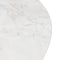 Stalux Ronde eettafel 'Daan' 120cm, kleur wit / wit marmer