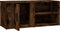 vidaXL - Tv-meubel - 80x31,5x36 - cm - bewerkt - hout - gerookt - eikenkleurig