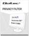 Qoltec 51060 - Privacyfilter voor Monitor - 24 inch
