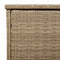 vidaXL - Opbergbox - voor - buiten - 100x55x55,5 - cm - poly - rattan - beige
