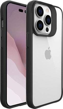 imoshion Hoesje Geschikt voor iPhone 14 Pro Hoesje - imoshion Rugged Hybrid Case - Zwart / Transparant