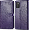 iMoshion Hoesje Geschikt voor Samsung Galaxy A02s Hoesje Met Pasjeshouder - iMoshion Mandala Bookcase - Paars