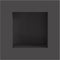 vidaXL - Vuurkorf - Vierkant - Zwart - 80x80x40 - cm - Staal