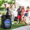 Pyle Bluetooth Party Speaker, Draagbare Speaker met Wielen - 1200W- USB, MP3, AUX 3,5mm Ingang - Knipperende Partylamp - FM Radio