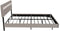 Juskys Lissabon - Zwevend bed - Incl. LED - Beige - 140x200cm