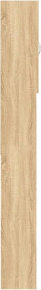 vidaXL - Wasmachinekast - 64x25,5x190 - cm - sonoma - eikenkleurig