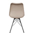 Kick kuipstoel Metal Luuk - Eetkamerstoel - Comfortabele zitting - taupe