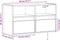 vidaXL - Tv-wandmeubel - met - LED-verlichting - 80x31x45 - cm - betongrijs