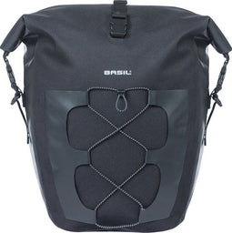 Basil Navigator Waterproof L - Enkele fietstas - 25-31L - Zwart