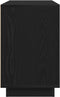 vidaXL - Sideboard - Zwart - Eiken - 102x35x55 - cm - Engineered - Wood