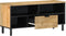 vidaXL - Tv-meubel - 100x33x46 - cm - massief - mangohout - bruin