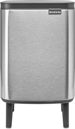 Brabantia Bo Hi Prullenbak - 7 liter - Ruimtebesparend - Matt Steel Fingerprint Proof