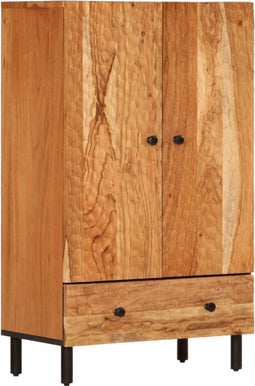 vidaXL - Hoge - kast - 60x33x100 - cm - massief - acaciahout