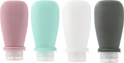 100ml Navulbare Reisflesjes Set - Siliconen Reisflacons - 4 Stuks - Reisaccessoires