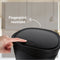 DESQ® Prullenbak 30 liter - Touch afvalbak - Onzichtbare afvalzakbevestiging - RVS - Binnenemmer - Softclose - Dutch Design - Zwart