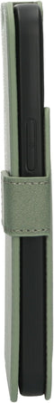 Mobiparts iPhone 15 Pro Max - Classic Wallet Case - Ruimte voor pasjes - Groen