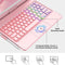 Beschermhoes met touchpad-toetsenbord voor iPad 9a/8a/7a (2021/2020/2019), multi-touch-toetsen en ac