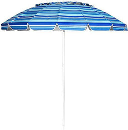 Coast kantelbare parasol - 2,2 m - met bekerhouder - Blauw