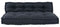 vidaXL - Pallet - Sofa - Kussen - met - Rugleuning - - - Anthraciet - Tafstof