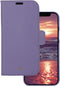D. Bramante New York - Flip cover - Magneetsluiting en pasjesvakjes - Paars