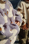 Konges Sløjd Jody Teddy Jacket/Jas met fleece - Swan - Maat 9 mnd