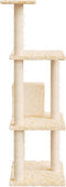 vidaXL - Kattenmeubel - met - sisal - krabpalen - 119 - cm - donkergrijs