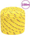vidaXL - Boottouw - 16 - mm - 100 - m - polypropyleen - geel