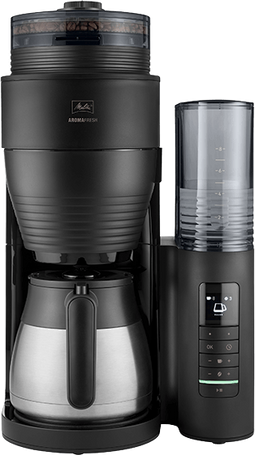 Melitta AromaFresh Pro Therm 1030-11 - Koffiemachine met keramisch maalwerk - Matzwart