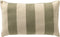 Dutch Decor CYRUS - Buitenkussen 30x50 cm - waterafstotend en uv-bestendig - gestreept - Swamp - groen